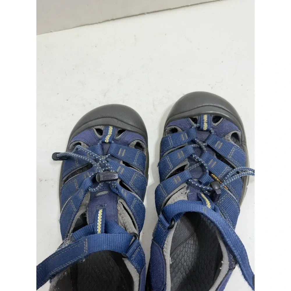 Keen Newport H2 Boys Sandals Blue Yellow Hiking Water Shoes Size 4